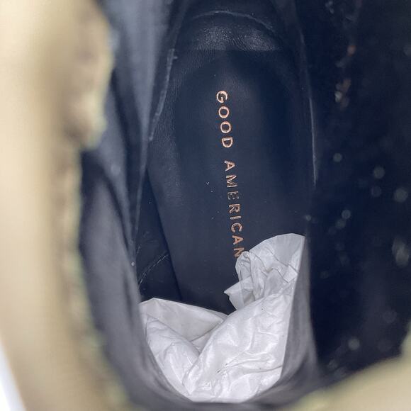 NEW Good American Women’s Ankle Shine Neoprene Booties Camo Size 9.5 - Picture 5 of 10